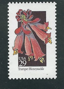 Scott #2683...29 Cent...Wild Flowers/Trumpet Honeysuckle...3 Stamps - Picture 1 of 1