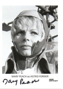 Doctor Who Autograph: MARY PEACH Genuine Signed Cast Card - Foto 1 di 1