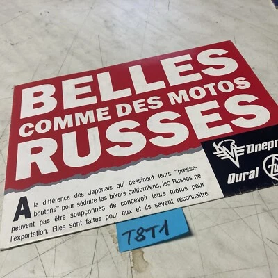 Moto Dnepr Ural Minsk Erval Catálogo Folleto Catálogo - Imagen 1 de 4