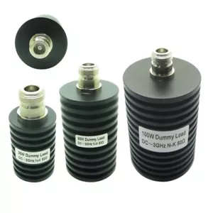 Koncentryczny atrapa RF rezystor obciążenia N gniazdo wtyczki N-K 5-100W 50Ω DC-3GHz - Zdjęcie 1 z 21