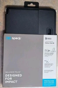 Speck Balance Series Folio Case for Samsung Galaxy Tab S6 - Black - Picture 1 of 8