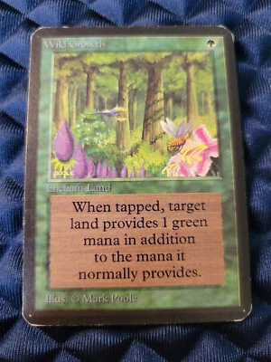 Alpha Wild Growth -Magic the Gathering, MTG LP - Image 1 of 4