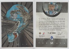 2001-02 ITG Be A Player Between the Pipes The Mask Silver /300 Evgeni Nabokov