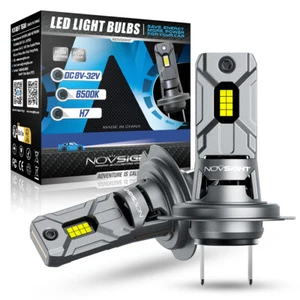 NOVSIGHT H7 LED Scheinwerfer Kit 6500K 6000LM Canbus No Error Ersetzen Halogen