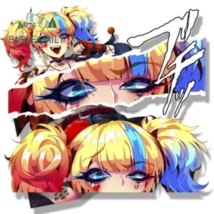 EARLFAMILY 5.1'' Tattoo Quinn Fanart Car Sticker Waifu Decal Bumper Window Decal - Picture 1 of 4