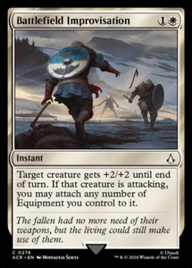 Battlefield Improvisation MTG Magic the Gathering Card ACR Assassin's Creed - Picture 1 of 1