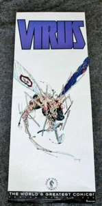 Póster promocional Virus Mike Ploog 1993 Outlanders Venus Wars Caravana Kidd Dark Horse - Imagen 1 de 7