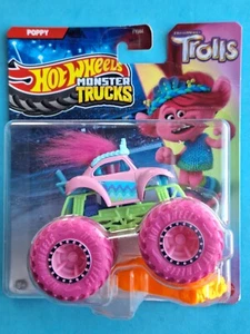 Volkswagen Beetle Poppy Trolls 🔥 1:64 Hot wheels 2025 Monster Trucks Dreamworks - Picture 1 of 4