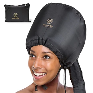 Soft Bonnet Hooded Hair Dryer Attachment for Natural Curly Textured Hair Care| - Picture 1 of 12
