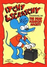 Itchy & Scratchy The Dead Scratchy| Simpsons 1993 Skybox Series 1 | Trading Card