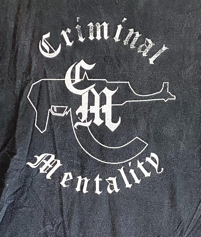 Camiseta de Hip Hop Criminal Mentality Mr. Criminal 2011 para Hombres 2XL Camiseta de Colección Foto 1 de 2