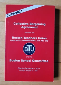 2018-2021 Boston Teachers Union BTU Collective Bargaining Agreement - Picture 1 of 5