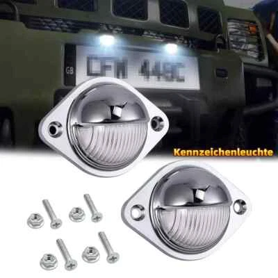 2X Kennzeichenleuchte Universal Beleuchtung Nummernschild Rücklicht Anhänger - Bild 1 von 4