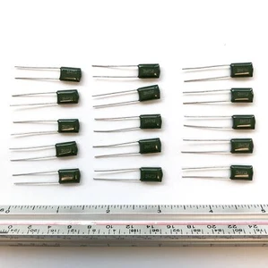 (PKG of 15) 0.047uF 100V Polyester Film Capacitor, 5% Tolerance, Tecate - Picture 1 of 3