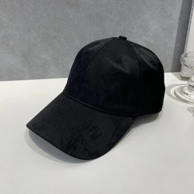 Mujeres Brillante Satén Gorra de Béisbol Imitación Damasco Estampado Chino Sombrero para el Sol Lujo Verano Foto 1 de 4