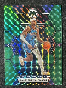 Shai Gilgeous-Alexander 2022-23 Panini Mosaic Green Ice Prizms #4 - Picture 1 of 2