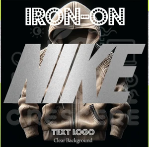2.5" INCH Nike Text Font Iron-On 🖋️ - Set of 3 - Picture 1 of 18