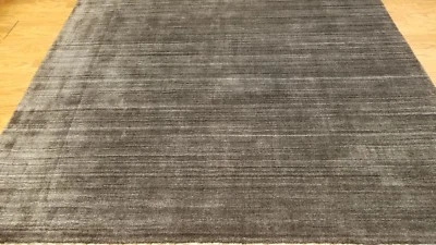 Espectacular alfombra tibetana anudada a mano 6 X 9 seda/lana moderna Foto 1 de 4