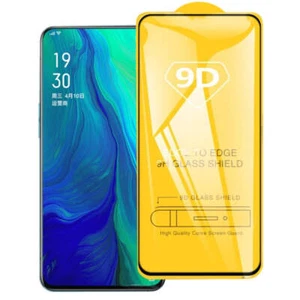 9D Full Glue Tempered Glass Screen Protector for OPPO Reno Series - Picture 1 of 11