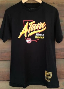 Mitchell & Ness A-Town Atlanta Hawks Tee Size Medium - Picture 1 of 6