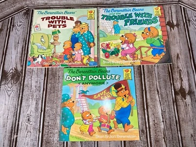 Lot of 3 The Berenstain Bears Picture Books First Time Books NEW - Image 1 of 4
