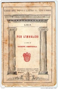 Buch Lysia Per l’invalido 1936 kuratiert von G. Ammendola Ed. A Rondinella Napoli 820 - Bild 1 von 2