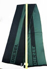 DIESEL Spellout neck scarf green black 78 LOGO vegan acrylic knit men women 