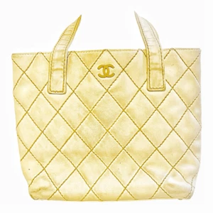 Vintage Chanel 2002 Lambskin Wild Stitch Tote Bag **Needs TLC & Restoration - Picture 1 of 15
