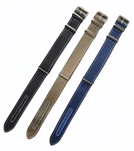 Cinturini in cordura 20mm colori: nero - verde militare - blu - Imagen 1 de 8