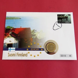 FINLAND 2003 1 EURO COMMEMORATIVE COIN COVER - Picture 1 of 2