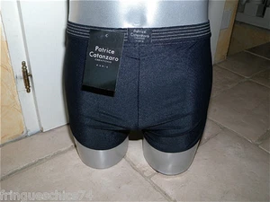 shorty cycliste tissu noir fétiche homme PATRICE CATANZARO T 1 XS NEUF ÉTIQUETTE - Foto 1 di 2