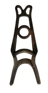 Antiker primitiver Gusseisen Stiefelheber Schuhlöffel Werkzeug Schaber Fersenheber - Bild 1 von 3