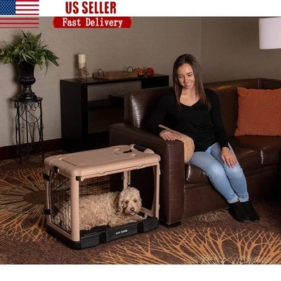 Bolsa de almacenamiento plegable duradera para mascotas con ruedas interior exterior cómoda almohadilla Foto 1 de 4