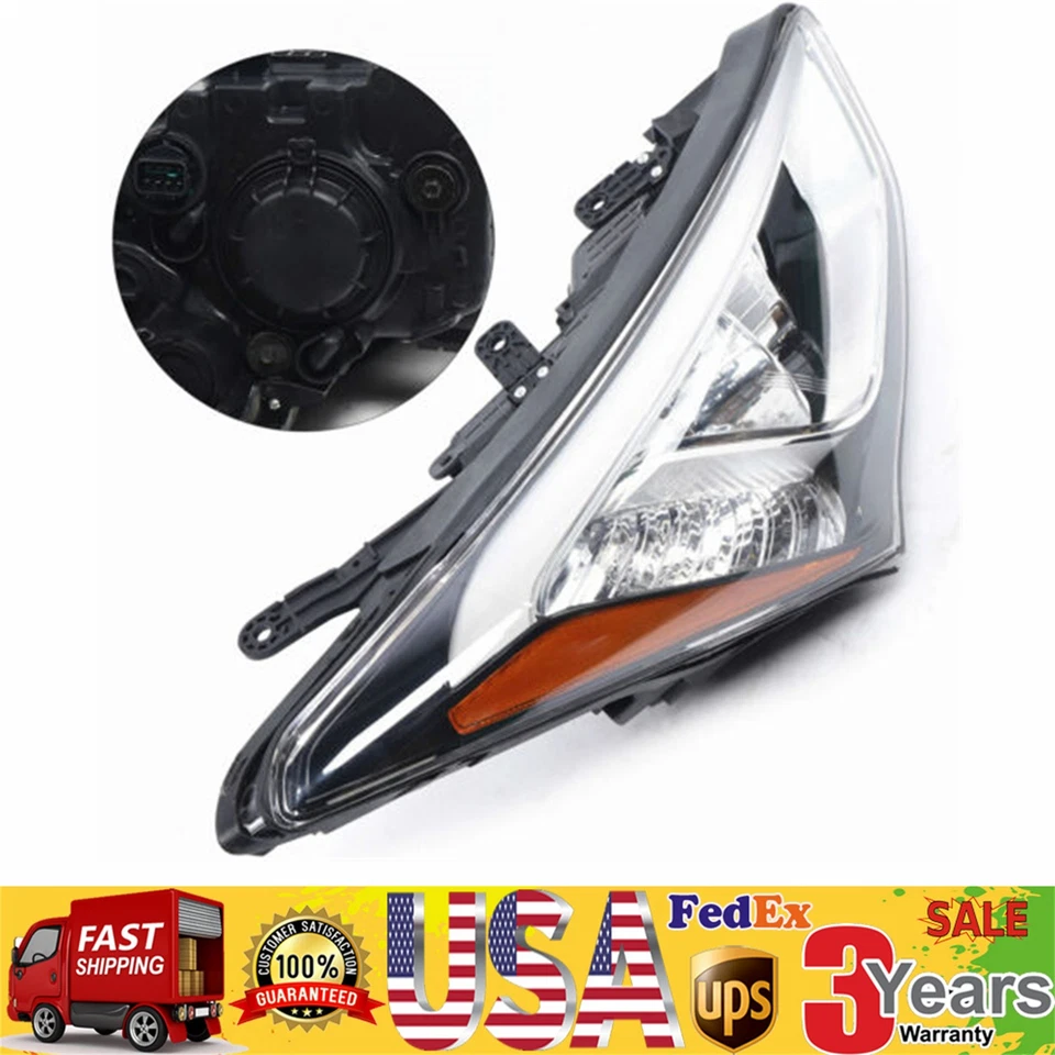 Headlight For 2013 2014 2015 2016 Hyundai Santa Fe Right Passenger SideHY2502169 Foto 1 de 4