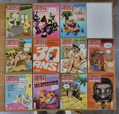 Fluide glacial mensuel - Lot de 11 magazines - Année 2005 - Photo 1/3