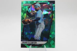 2025 Panini Prizm - Chandler Simpson #49 Green Cracked Ice Prizm - Picture 1 of 2