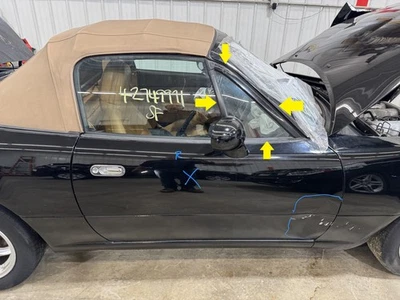 90-97 99-05 MAZDA MIATA PASAJERO PUERTA DELANTERA DERECHA VENTANA VENTILACIÓN VIDRIO SOLAMENTE Foto 1 de 4