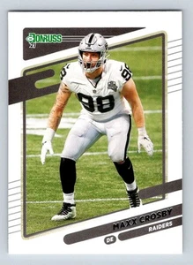 2021 Donruss #87 Maxx Crosby Las Vegas Raiders - Bild 1 von 2