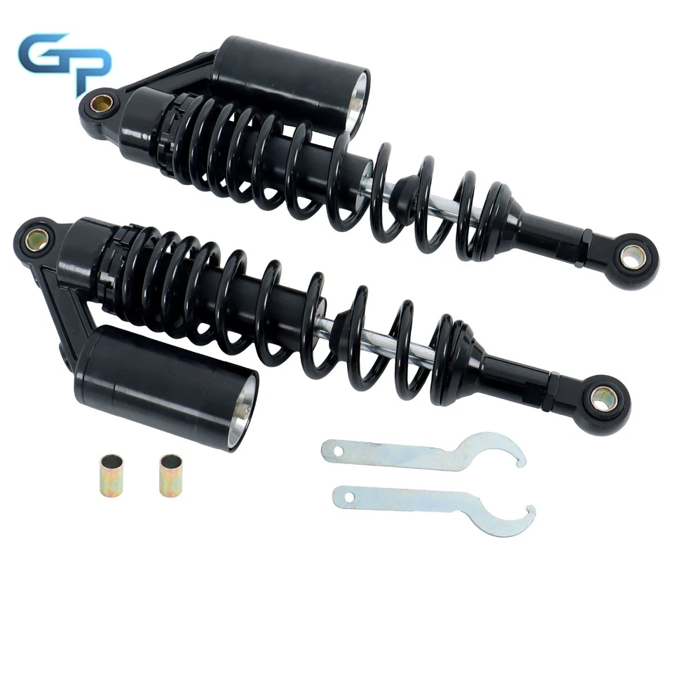 Par Amortiguadores Traseros Suspensión Moto 13.5'' 340mm Para Honda Yamaha Foto 1 de 4