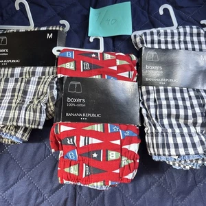 banana republic boxers 100% cotton Three Pair, All Medium - Picture 1 of 7