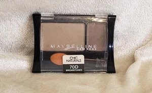 MAYBELLINE Expert Wear Lidschatten Duo 70D BROWNTONES Chic Naturals 0,08 Oz. NEU - Bild 1 von 4
