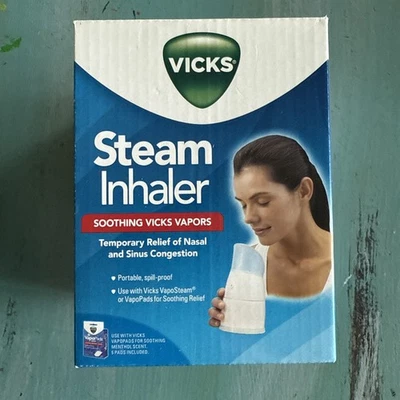 New VICKS V1300N Portable Steam Inhaler Soothing Vapors Nasal Congestion Relief - Image 1 of 3