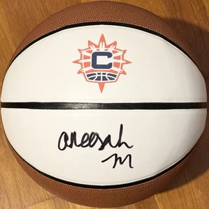 Aneesah Morrow Signed Autographed Connecticut Sun Logo Basketball JSA COA  - Picture 1 of 3