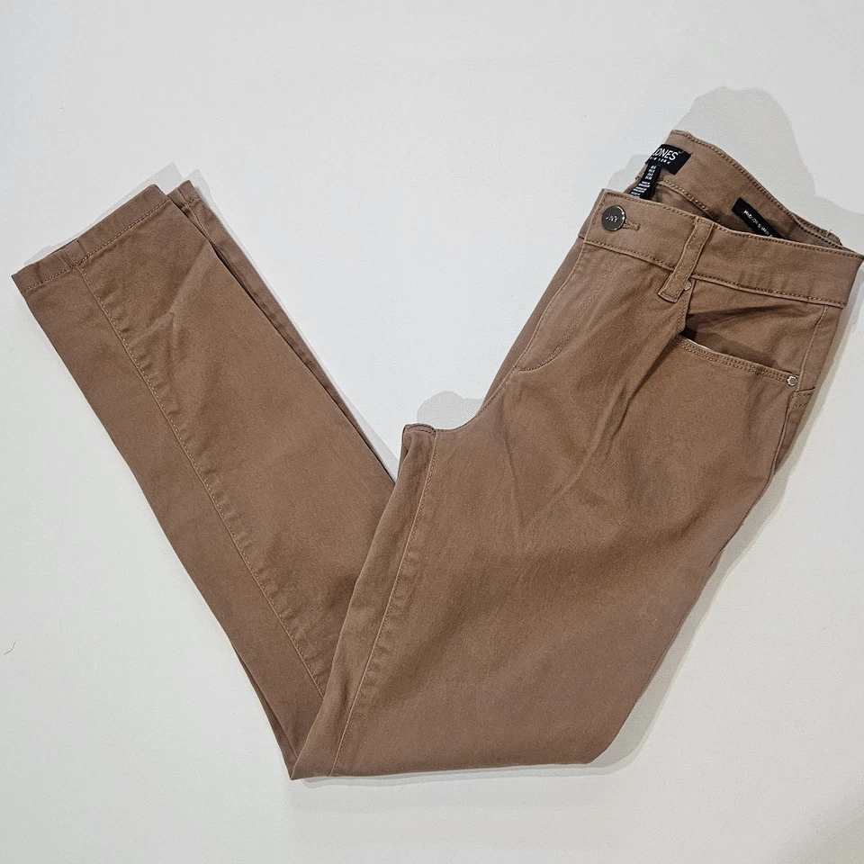 Pantalones ajustados Jones New York Madison talla 8 tostados al tobillo estilo minimalista básico Foto 1 de 4