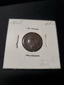 1865 Indian Head Cent Bronze Composite Penny F - Bild 1 von 6