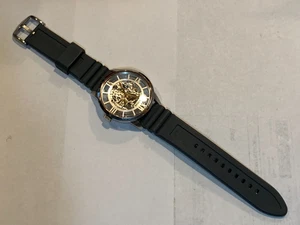 Fossil ME3041 Townsman schwarz Automatik Skelett Lederband Uhr 44mm - Bild 1 von 4