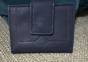 Cartera Vintage Princesa Gardner Negra Doble Plegable Retro Minimalista Informal Nueva con Etiquetas - Imagen 1 de 4