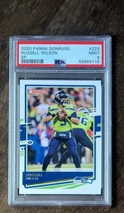 2020 RUSSELL WILSON SP Panini Donruss PSA 9 POP 5 #222 - Picture 1 of 2