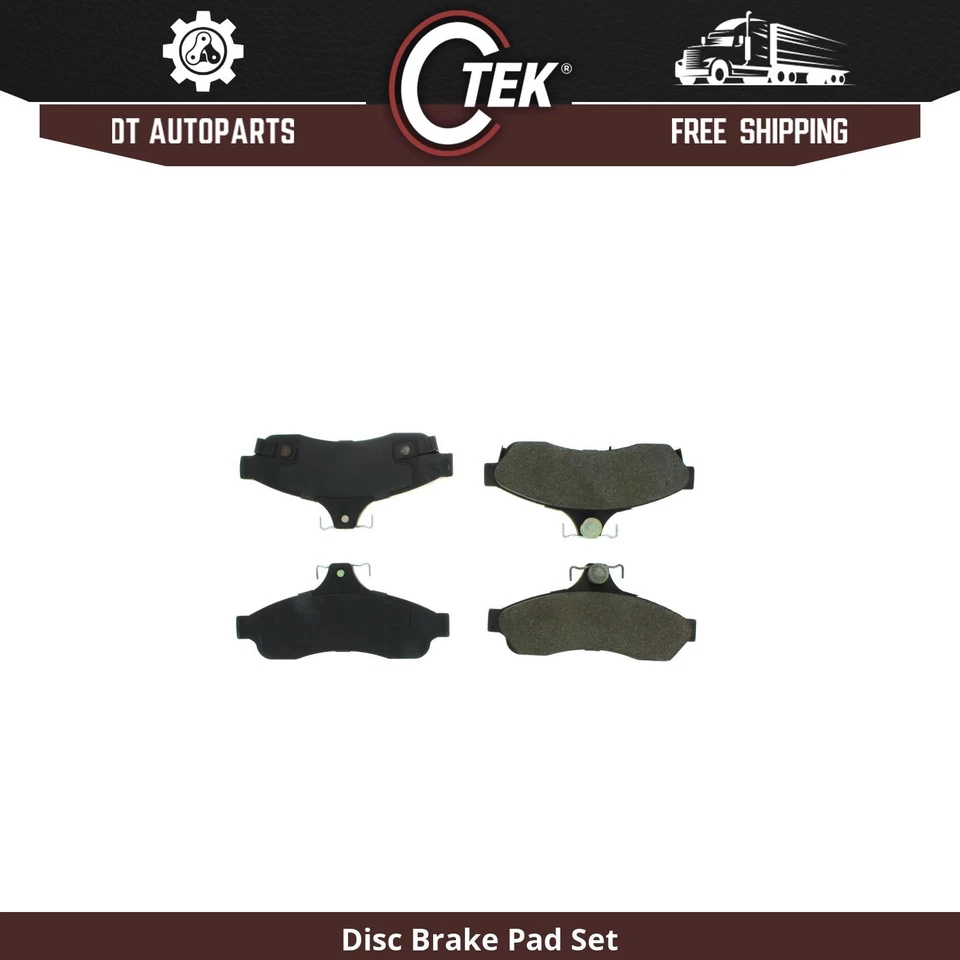 Para Chevrolet Impala 1994-1996 | Pastillas de freno de disco traseras centradas | Semimetálicas Foto 1 de 4