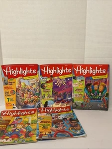 Highlights Magazine Childrens Homeschool 2014  Lot 5- April, July, Aug., Oct.Nov - Bild 1 von 2